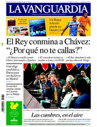 Porque no te callas? - La Vanguardia