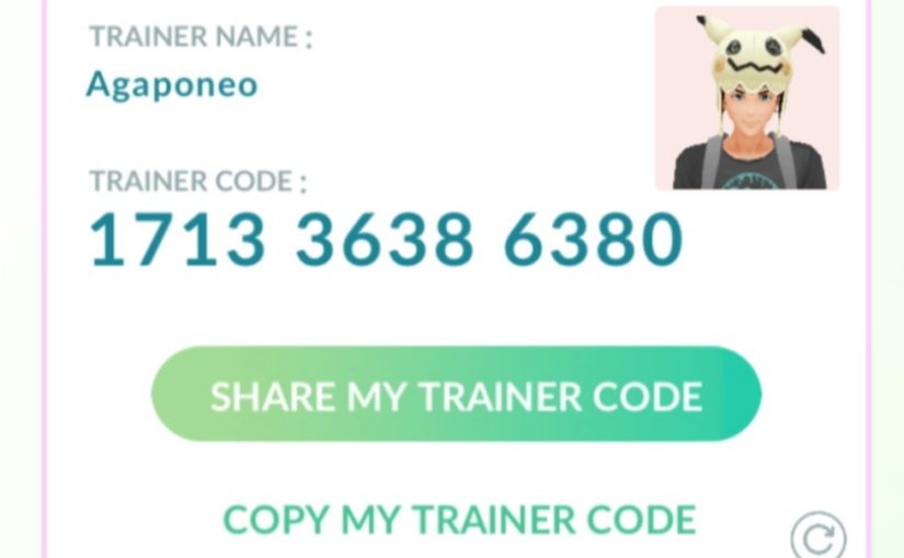 Agaponeo Trainer Code: 171336386380